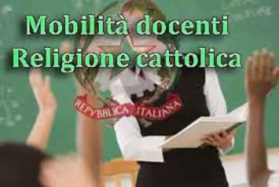 Mobilità territoriale e professionale A.S. 2021/2022 INSEGNANTI RELIGIONE CATTOLICA (IRC).